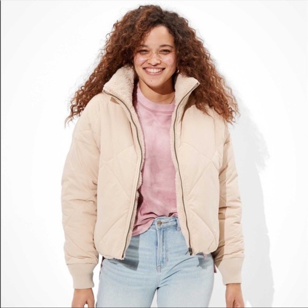 Reversible puffer jacket